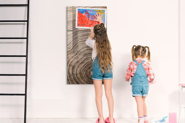 Magnetic dry erase board Magnetic board for photos and notes