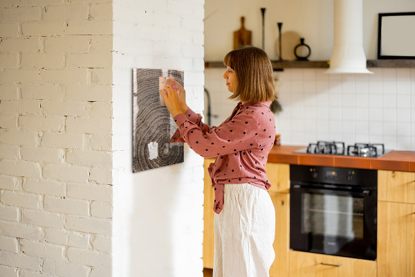 Magnetic dry erase board Magnetic board for photos and notes