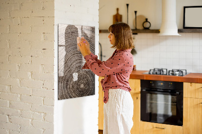 Magnetic dry erase board Magnetic board for photos and notes