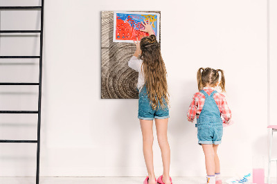 Magnetic dry erase board Magnetic board for photos and notes