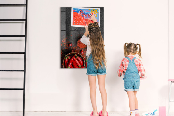 Dry erase board magnetic Pepper Kitchen Reminders