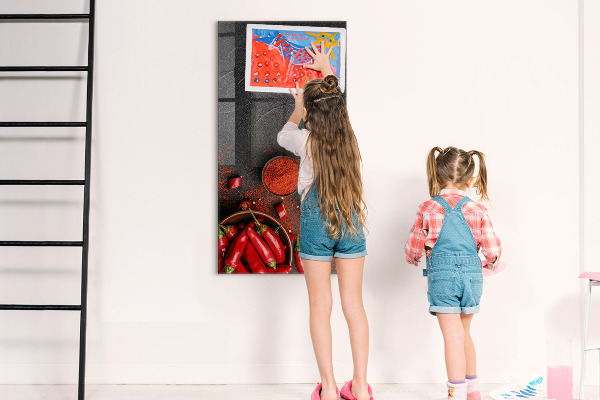 Dry erase board magnetic Pepper Kitchen Reminders