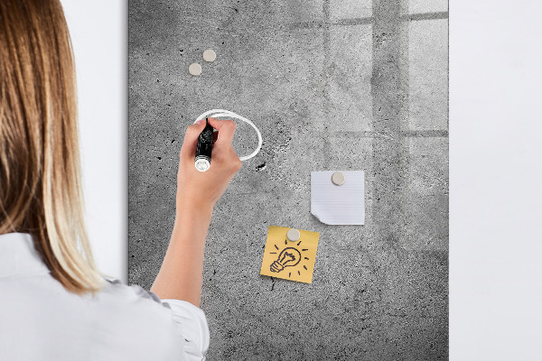 Magnetic dry erase board Magnetic board for photos and notes