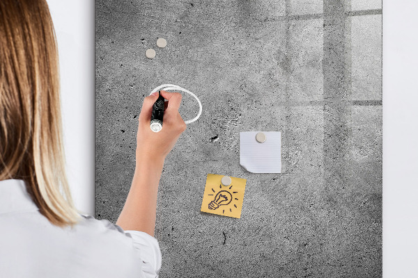 Magnetic dry erase board Magnetic board for photos and notes