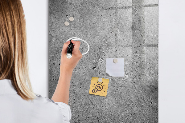 Magnetic dry erase board Magnetic board for photos and notes