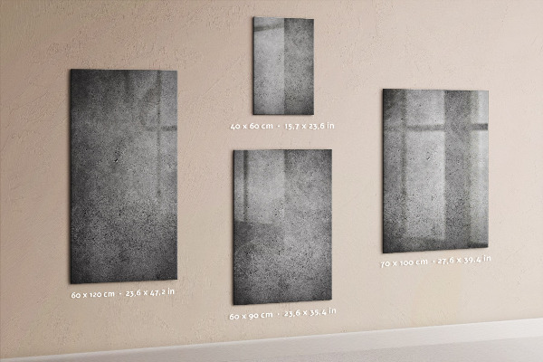 Magnetic dry erase board Magnetic board for photos and notes