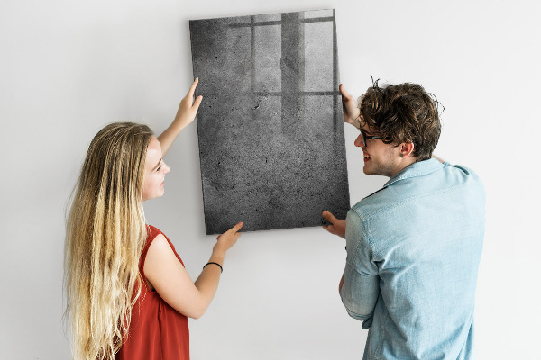 Magnetic dry erase board Magnetic board for photos and notes
