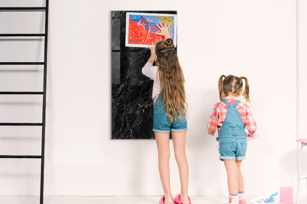 Dry erase board magnetic Modern board for notes and photos