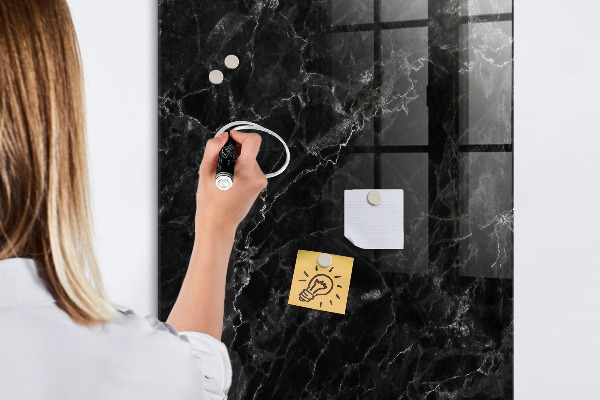 Dry erase board magnetic Modern board for notes and photos
