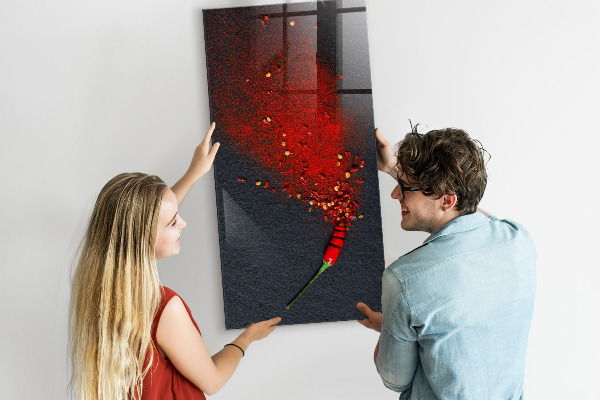 Magnetic dry erase board A creative place for memories and photos