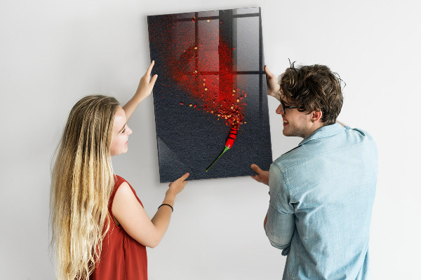 Magnetic dry erase board A creative place for memories and photos