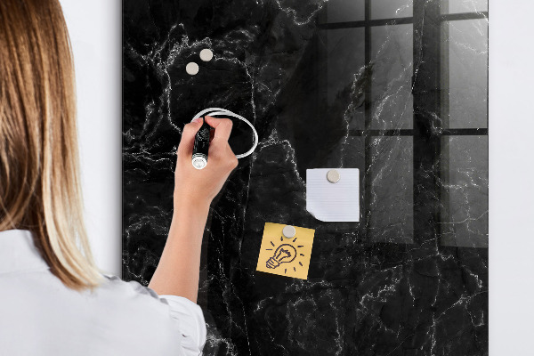 Dry erase board magnetic A stylish board for notes and photos
