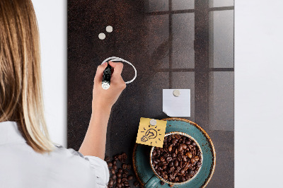 Magnetic dry erase board A cozy place for memories and notes