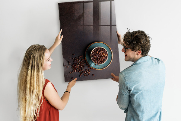 Magnetic dry erase board A cozy place for memories and notes