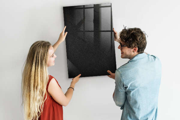 Dry erase board magnetic Modern board for notes and photos