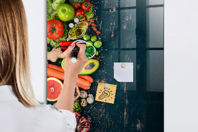 Magnetic dry erase board Healthy Ingredients and Memories in the Kitchen
