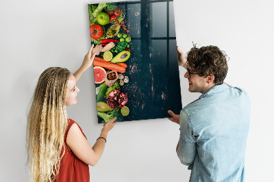 Magnetic dry erase board Healthy Ingredients and Memories in the Kitchen