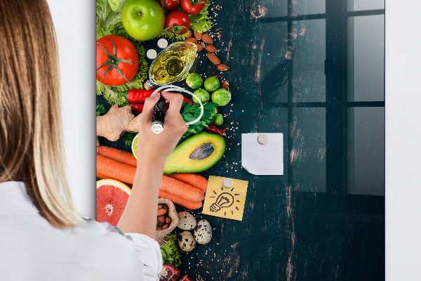 Magnetic dry erase board Healthy Ingredients and Memories in the Kitchen