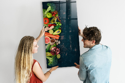 Magnetic dry erase board Healthy Ingredients and Memories in the Kitchen