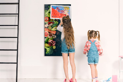 Magnetic dry erase board Healthy Ingredients and Memories in the Kitchen