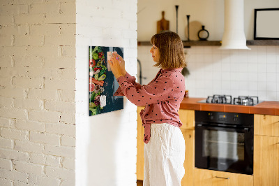 Magnetic dry erase board Healthy Ingredients and Memories in the Kitchen