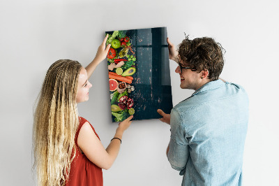 Magnetic dry erase board Healthy Ingredients and Memories in the Kitchen