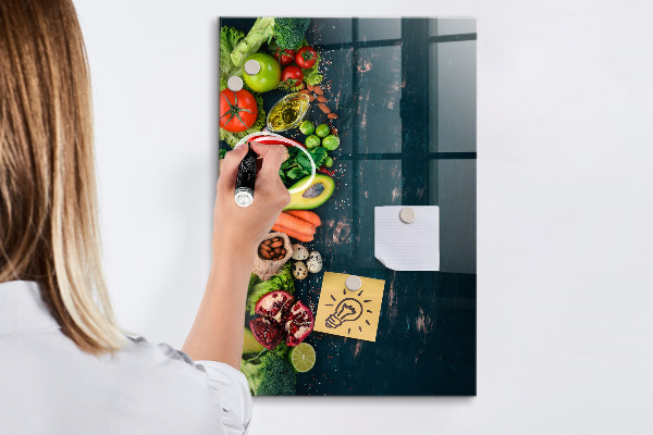 Magnetic dry erase board Healthy Ingredients and Memories in the Kitchen