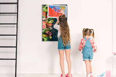 Magnetic dry erase board Healthy Ingredients and Memories in the Kitchen