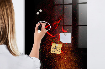 Dry erase board magnetic Magnetic board for photos and notes