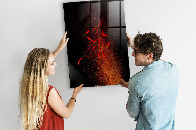 Dry erase board magnetic Magnetic board for photos and notes