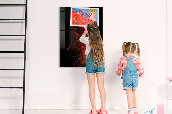 Dry erase board magnetic Magnetic board for photos and notes
