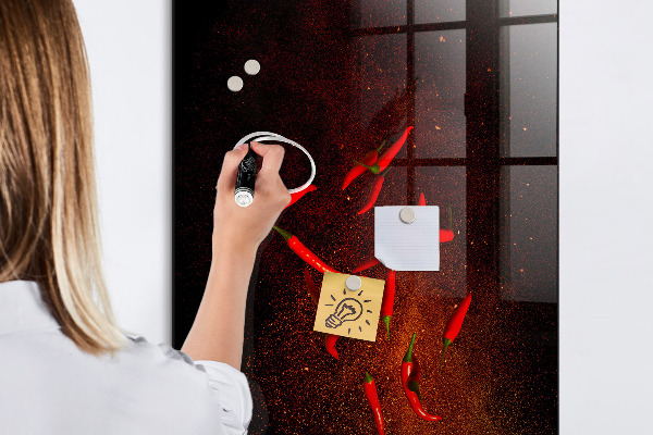 Dry erase board magnetic Magnetic board for photos and notes