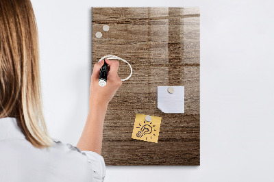 Magnetic dry erase board Modern board for photos and notes