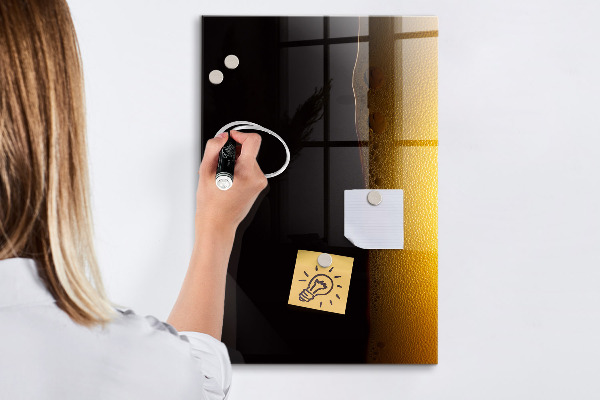 Dry erase board magnetic Magnetic board for notes and photos