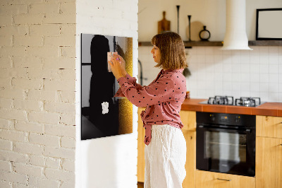 Dry erase board magnetic Magnetic board for notes and photos