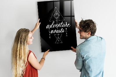 Magnetic dry erase board Adventure in photos and memories