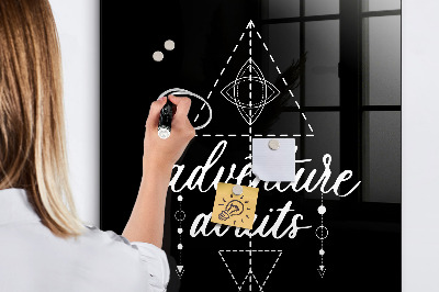 Magnetic dry erase board Adventure in photos and memories