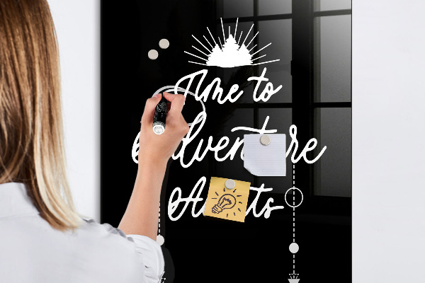 Dry erase board magnetic Creative board for photos and notes