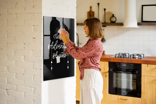 Dry erase board magnetic Creative board for photos and notes