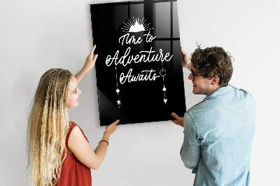 Dry erase board magnetic Creative board for photos and notes