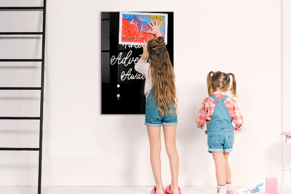 Dry erase board magnetic Creative board for photos and notes