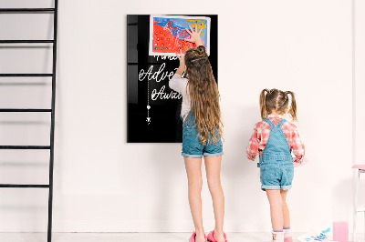 Dry erase board magnetic Creative board for photos and notes