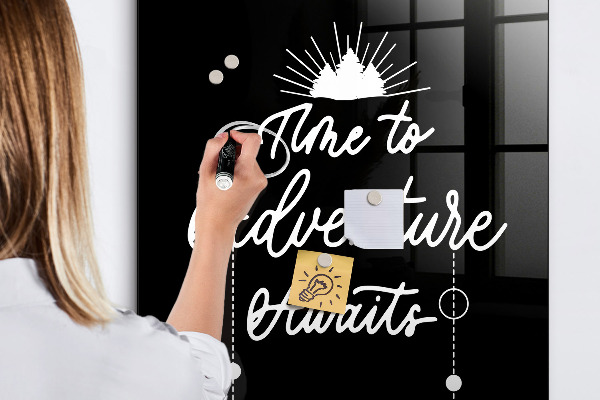 Dry erase board magnetic Creative board for photos and notes