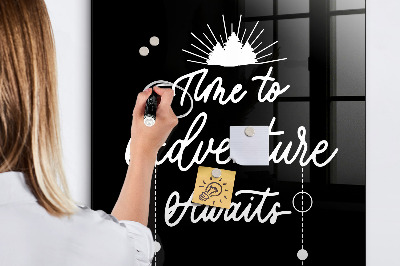 Dry erase board magnetic Creative board for photos and notes