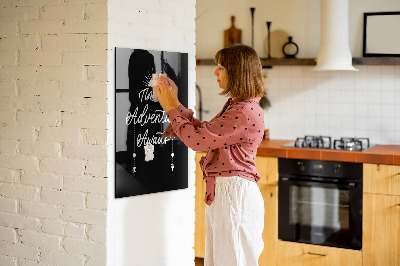 Dry erase board magnetic Creative board for photos and notes