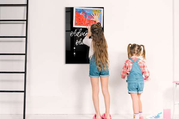 Dry erase board magnetic Creative board for photos and notes
