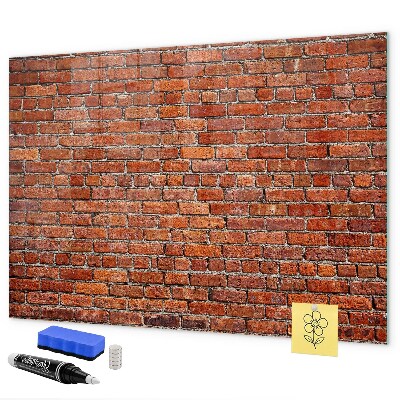 Dry erase board magnetic Magnetic board for photos and notes