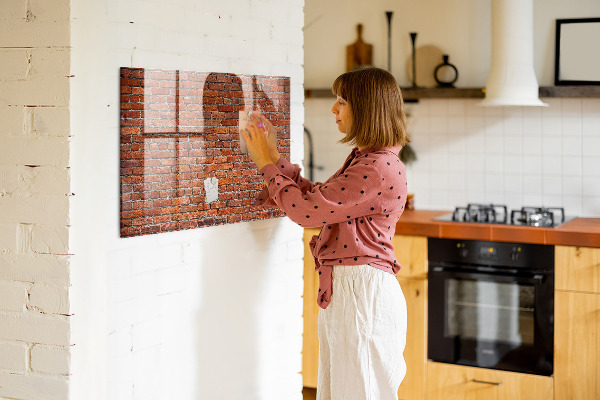 Dry erase board magnetic Magnetic board for photos and notes