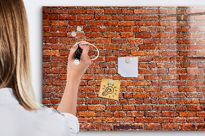 Dry erase board magnetic Magnetic board for photos and notes