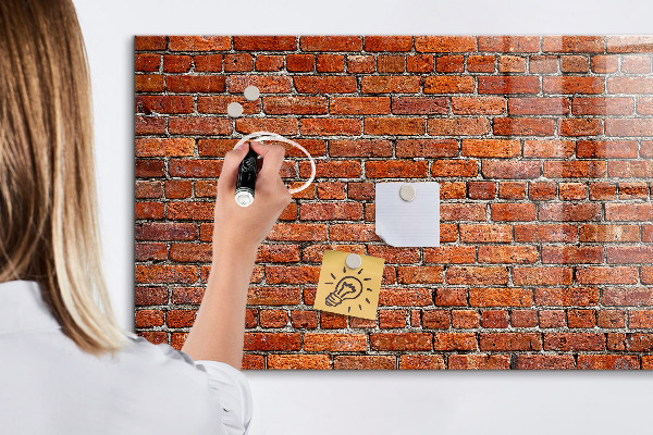 Dry erase board magnetic Magnetic board for photos and notes